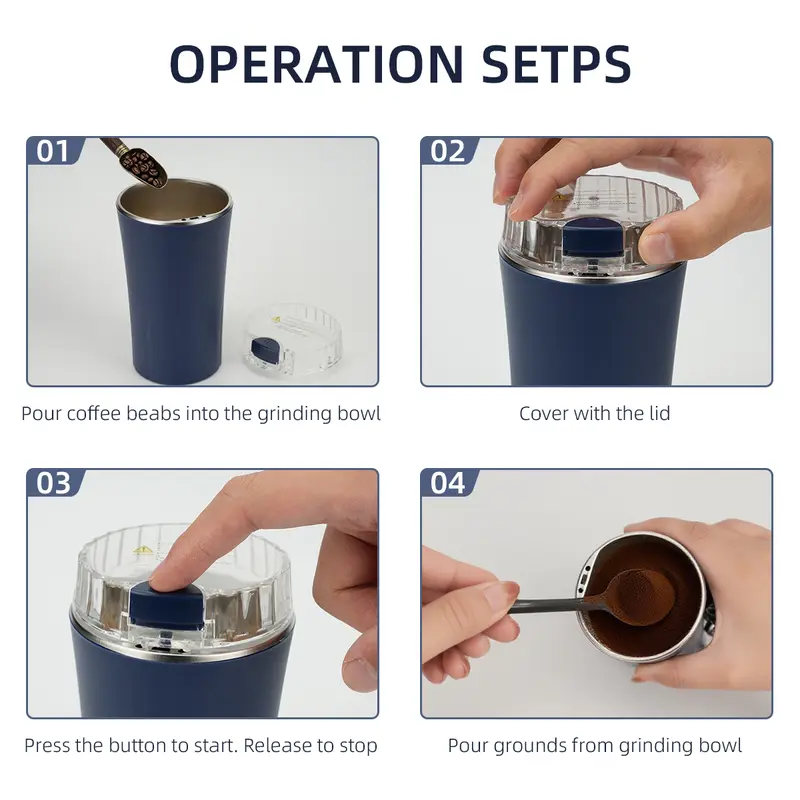 Electric Coffee Bean & Spice Grinder